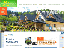 Tablet Screenshot of krynica-domki.net